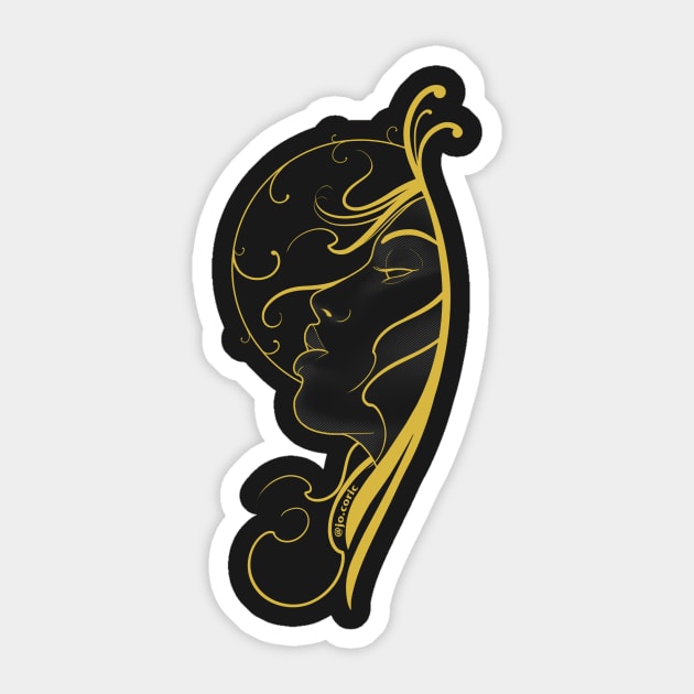 Gold Sticker by Jocoric